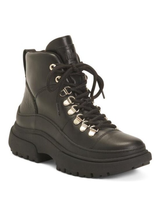 Fitflop Shoes - FITFLOP Leather Wylder Hiker Lace Boots